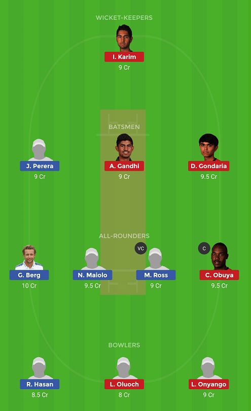 ITA Vs KEN Dream11