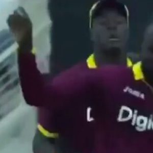 WATCH: Kesrick Williams' Notebook celebration after dismissing Virat Kohli in 2017