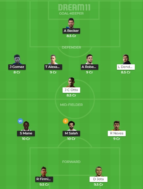 LIV vs WOL Dream11