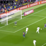 Lionel Messi inexplicably missed a tap in during the El Clasico