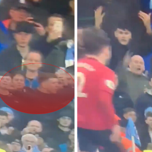 Man City fan disgustingly mocks Munich air disaster during the Manchester derby
