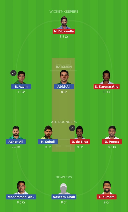 PAK Vs SL Dream11