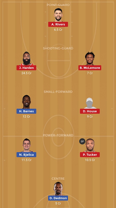 SAC Vs HOU Dream11