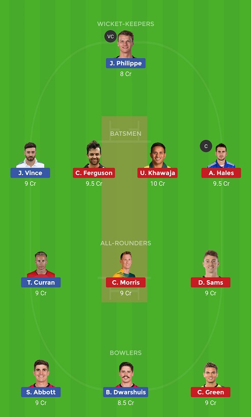 SIX Vs THU Dream11