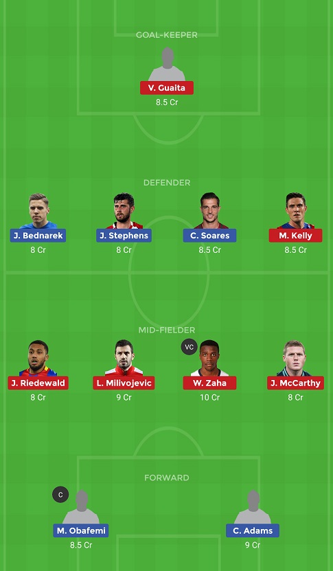 SOU Vs CRY Dream11