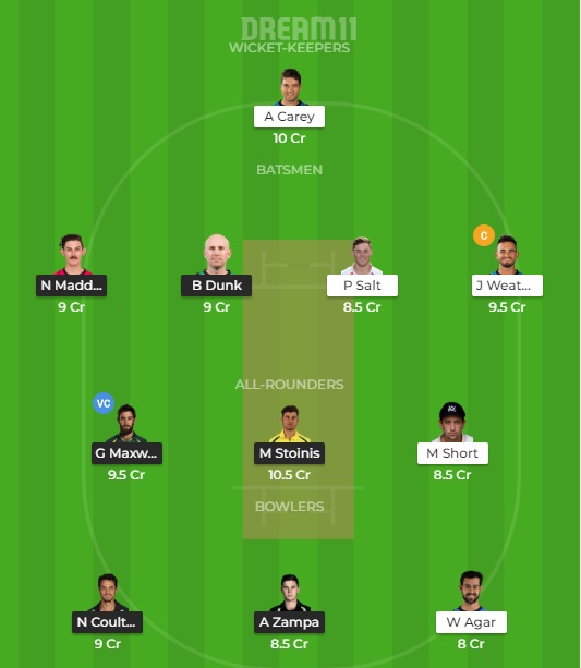 STa vs STR Dream11 Prediction
