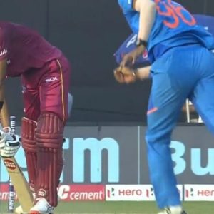 WATCH: Navdeep Saini bowls pinpoint yorker to dismiss Roston Chase in Cuttack