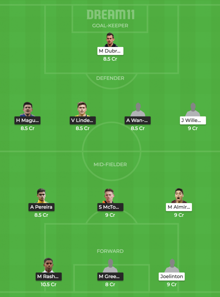 MUN vs NEW Dream11 team