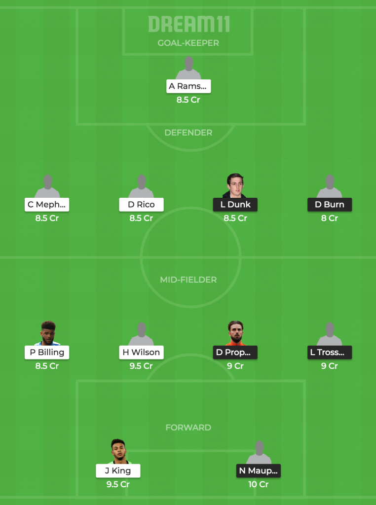 BHA vs BOU Dream11