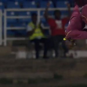 WATCH: Kevin Sinclair does somersault celebration post dismissing Kieran Powell in Super50 Cup