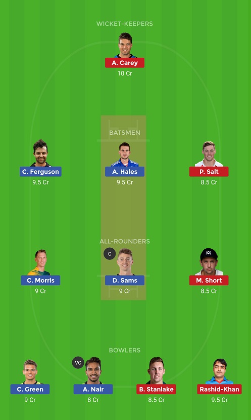 THU Vs STR Dream11