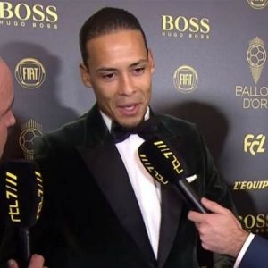 Virgil Van Dijk shows class while giving interview after Lionel Messi's Ballon D'or win