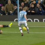 Victor Lindelöf wins Man Utd fans over with brave block against Man City’s Kevin De Bruyne