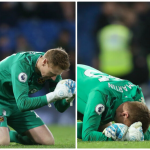 West Ham keeper David Martin breaks down after helping his side beat Chelsea on Premier League debut