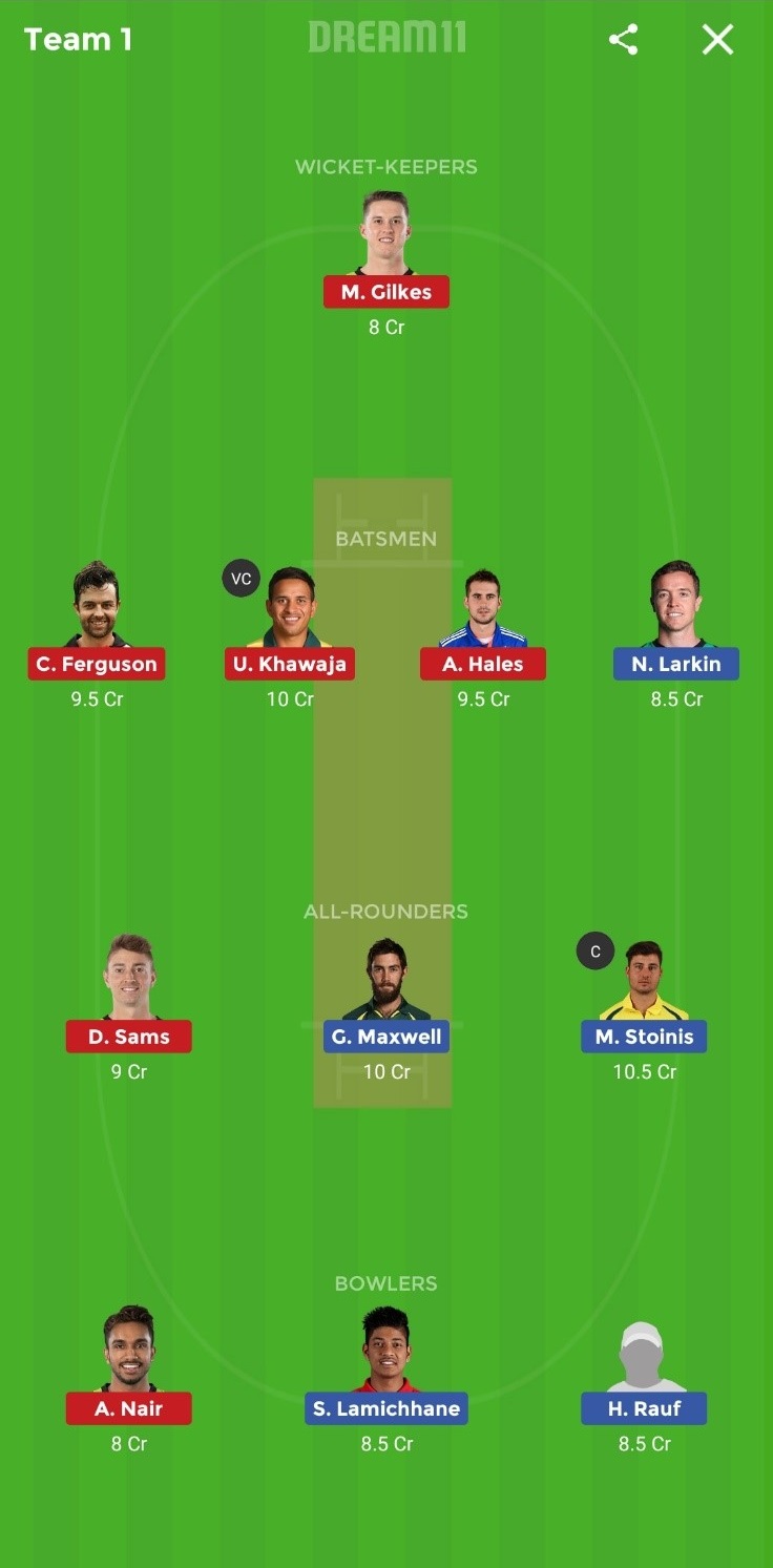 STA vs THU Dream 11 Prediction: Melbourne Stars vs Sydney Thunder Best Dream Team for Big Bash League Match