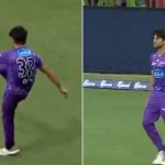 WATCH: Qais Ahmad kicks the ball angrily after dismissing Chris Morris in BBL 2019-20