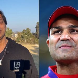 WATCH: Shoaib Akhtar takes hilarious dig at Virender Sehwag; claims he has more money than Sehwag's hair