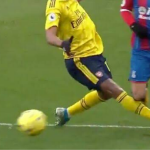 Aubameyang Red Card Arsenal Captain sent off after a dangerous challenge during Arsenal vs Crystal Palace