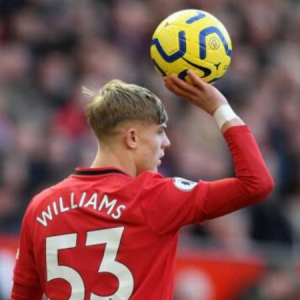 Brandon Williams open goal miss Man Utd starlet produces miss of the season vs Norwich