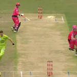 Chris Morris exhibits elite footwork to seal brilliant run out in BBL match
