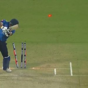 WATCH: Navdeep Saini bowls 147-kmph jaffa to dismiss Danushka Gunathilaka in Indore T20I