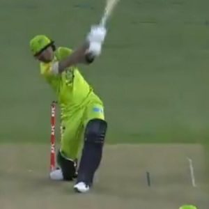 WATCH: Alex Hales hits Scott Boland for mountainous six over the roof at Bellerive Oval