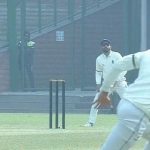 WATCH: Kulwant Khejroliya breaks Wasim Jaffer's bat into two pieces in Ranji Trophy