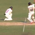 WATCH: Tom Latham's pull hits Matthew Wade on the helmet at short leg in Sydney Test