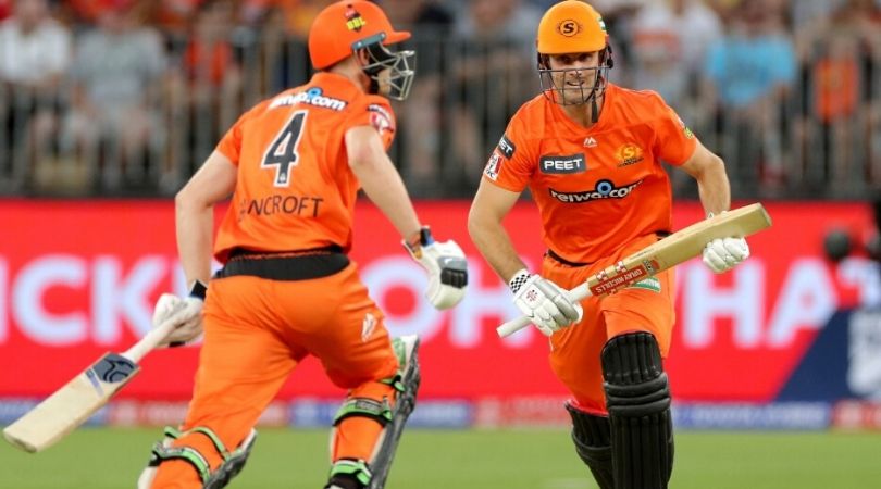 Mitchell Marsh IPL 2020: Watch SRH all-rounder's quickfire half-century propels Scorchers to 213/3 vs Heat