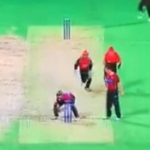 WATCH: Video of Peter McGlashan's proactive wicket-keeping technique surfaces on Twitter