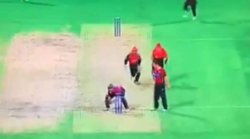 WATCH: Video of Peter McGlashan's proactive wicket-keeping technique surfaces on Twitter