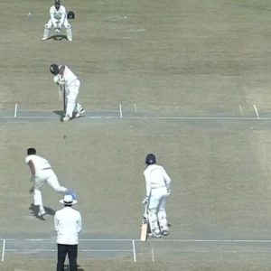 WATCH: Sarfaraz Khan hits seven fours in two overs off Pankaj Jaiswal in Ranji Trophy