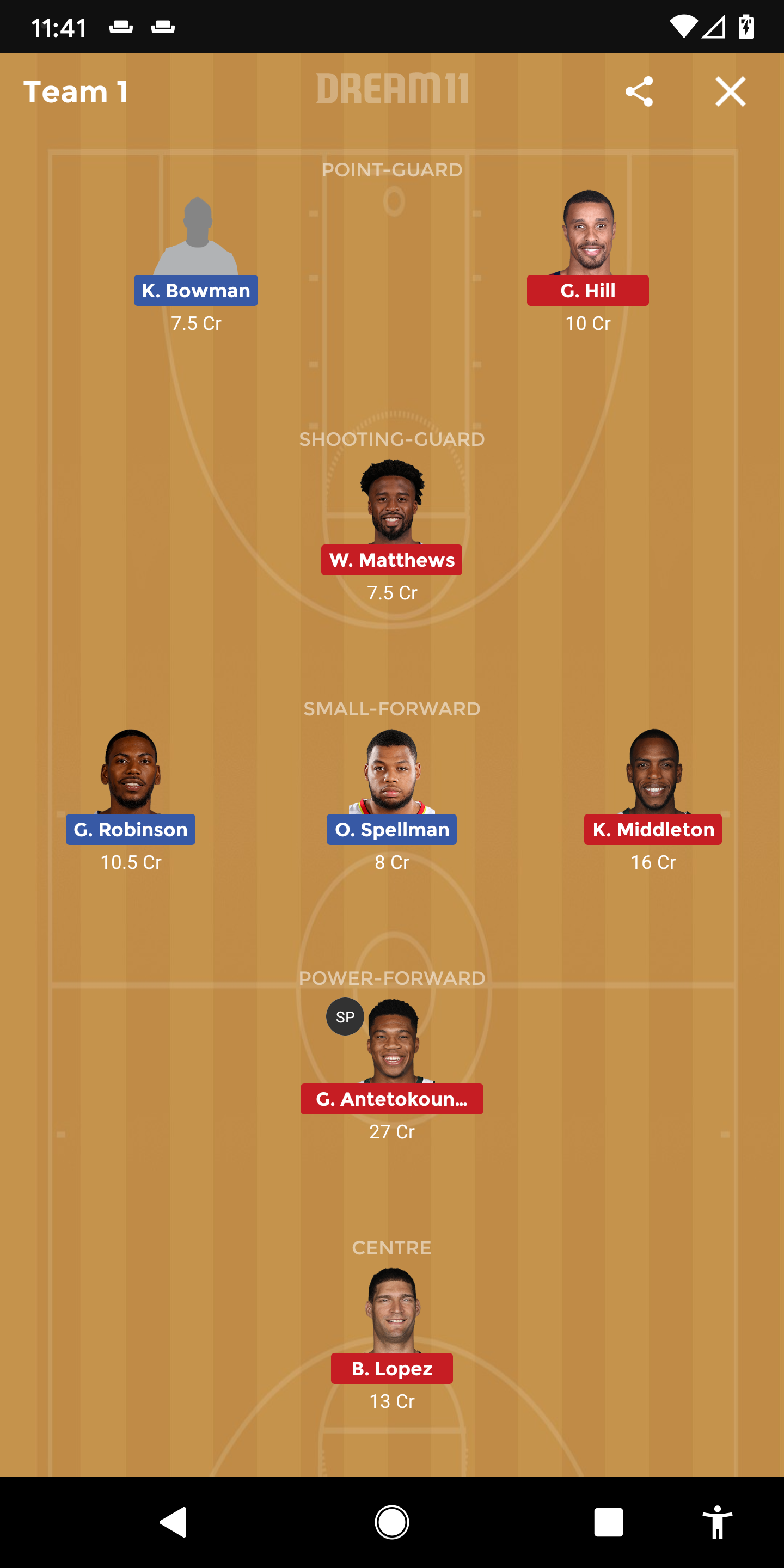 GSW Vs MIL Dream11