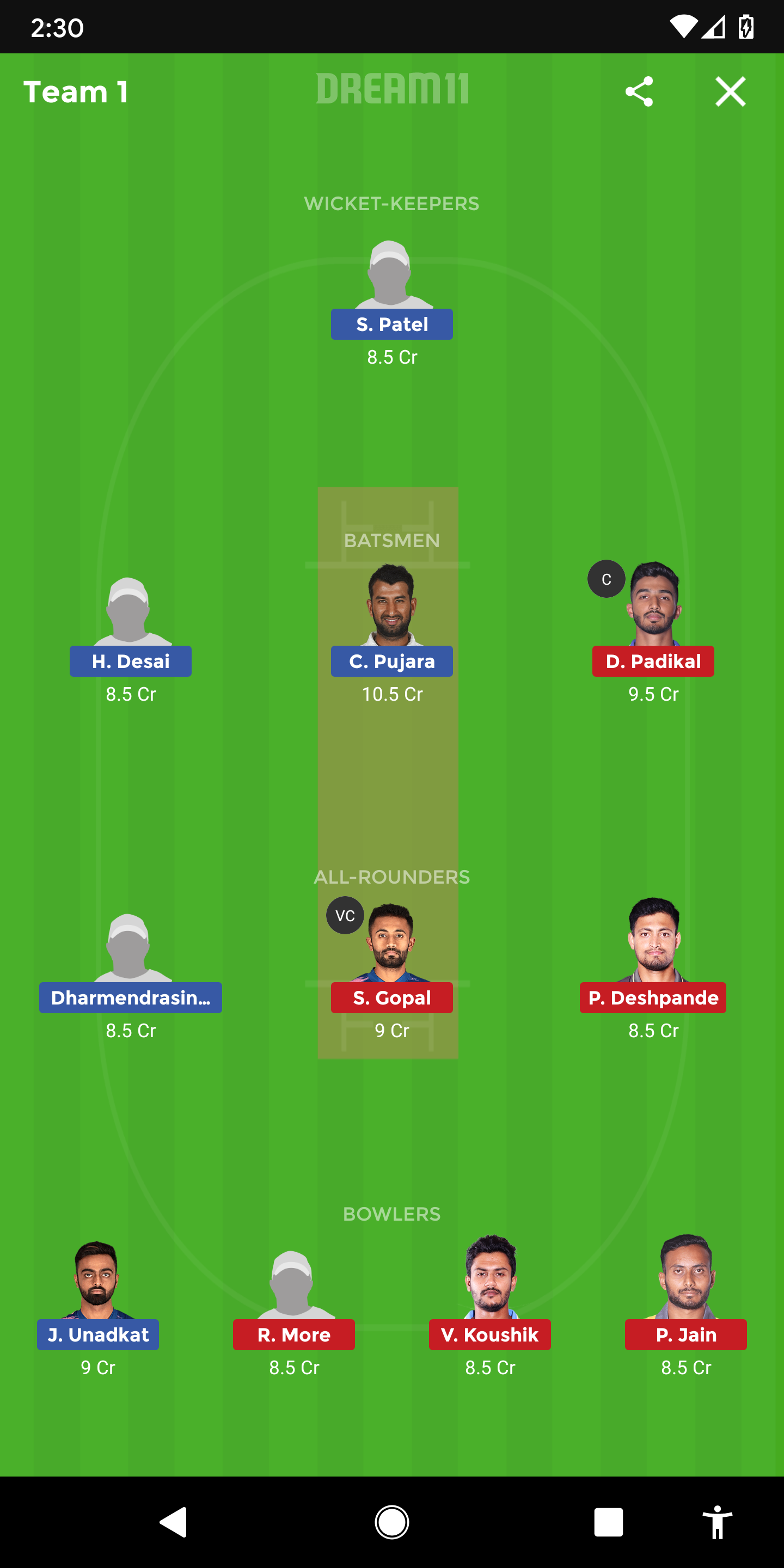 SAU Vs KAR Dream11