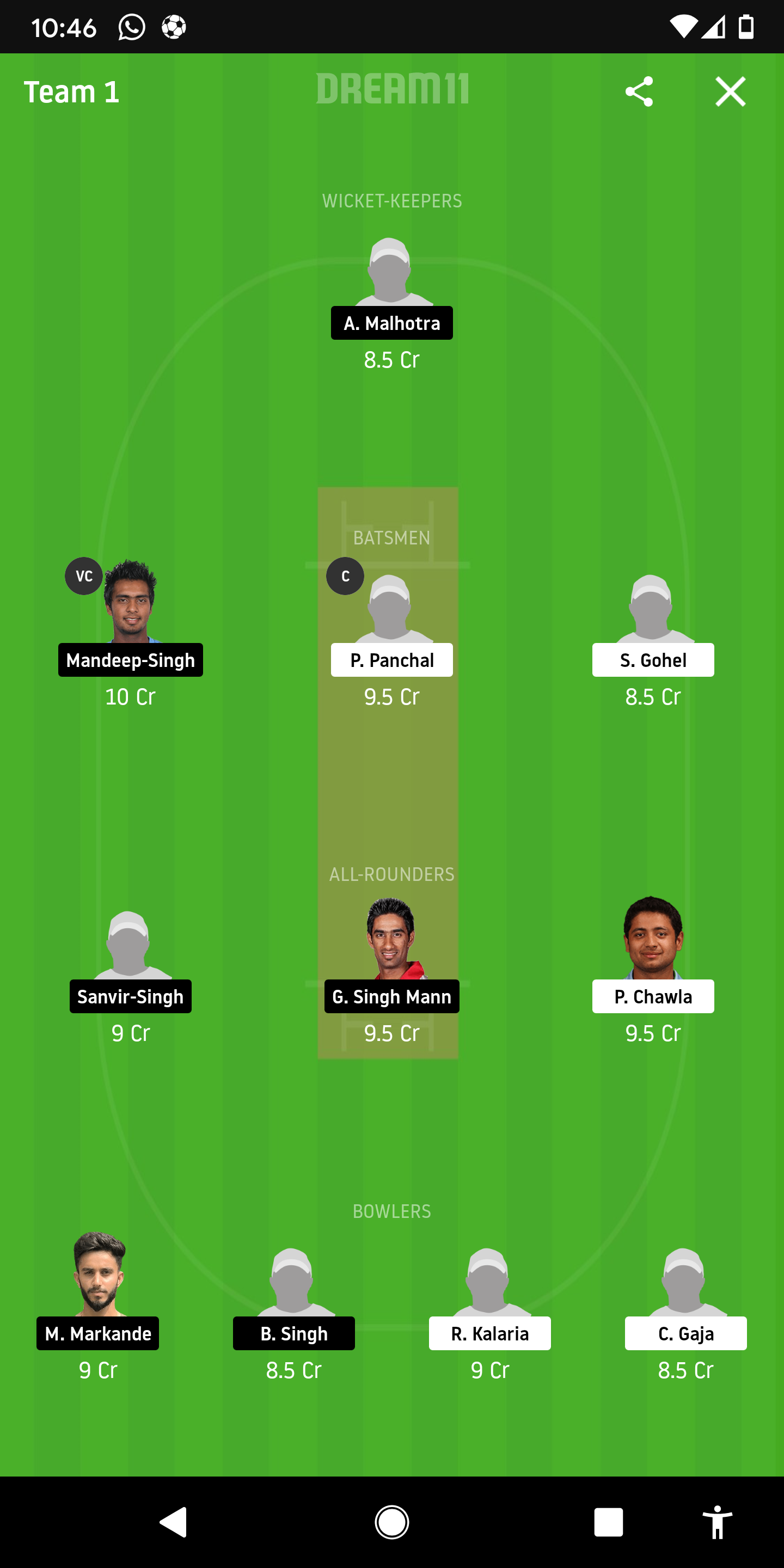 GUJ Vs PUN Dream11