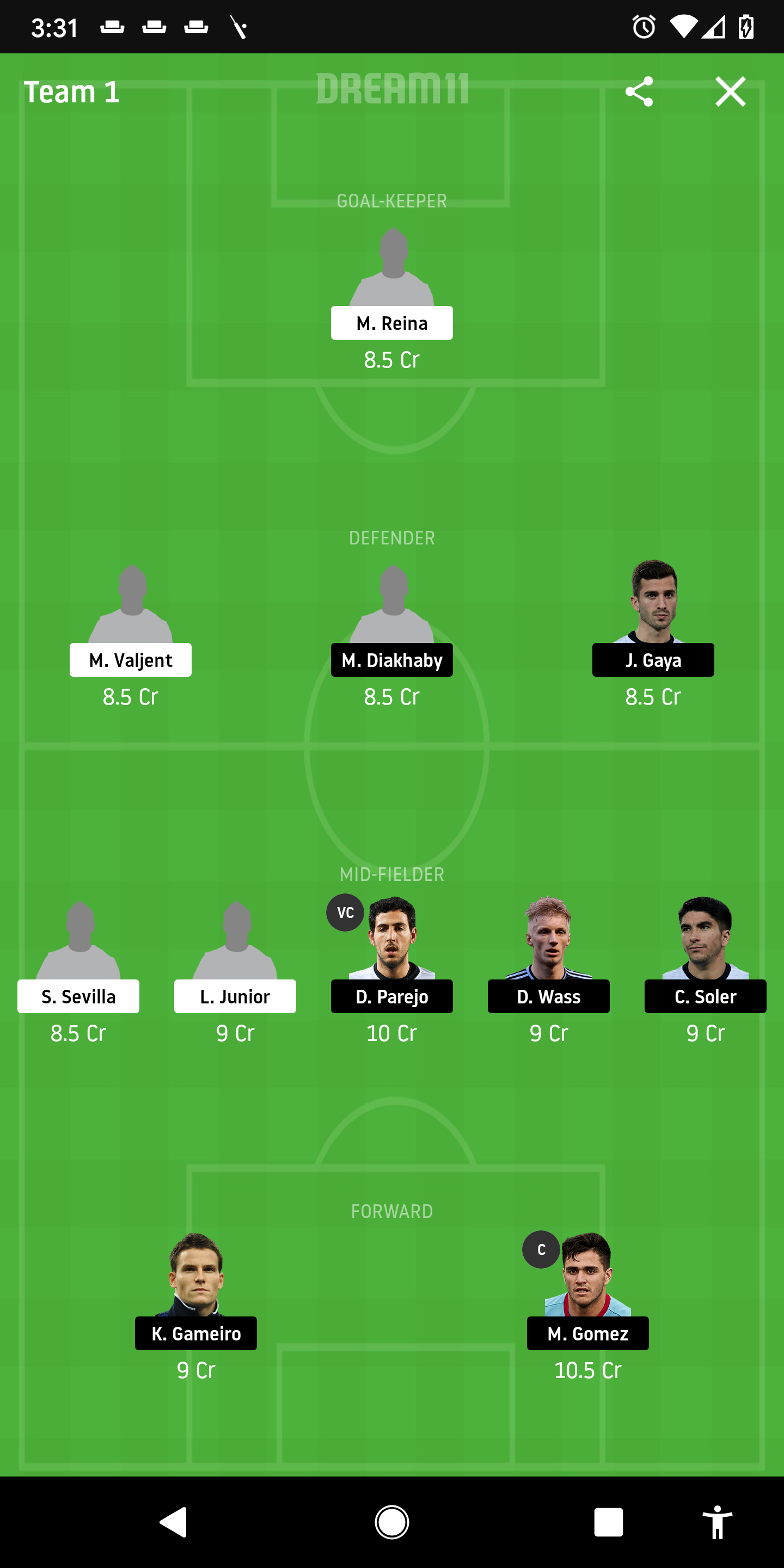 MLC Vs VAL Dream11
