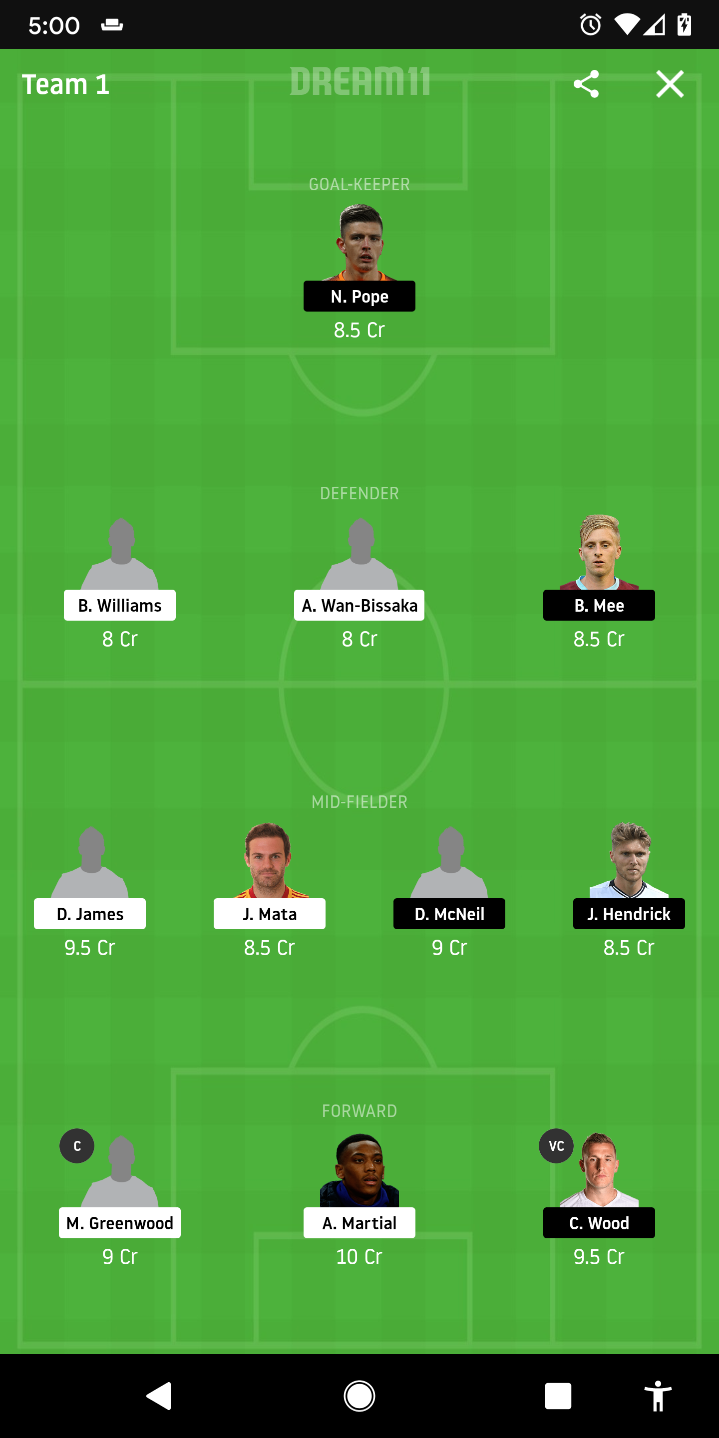 MUN Vs BUR Dream11