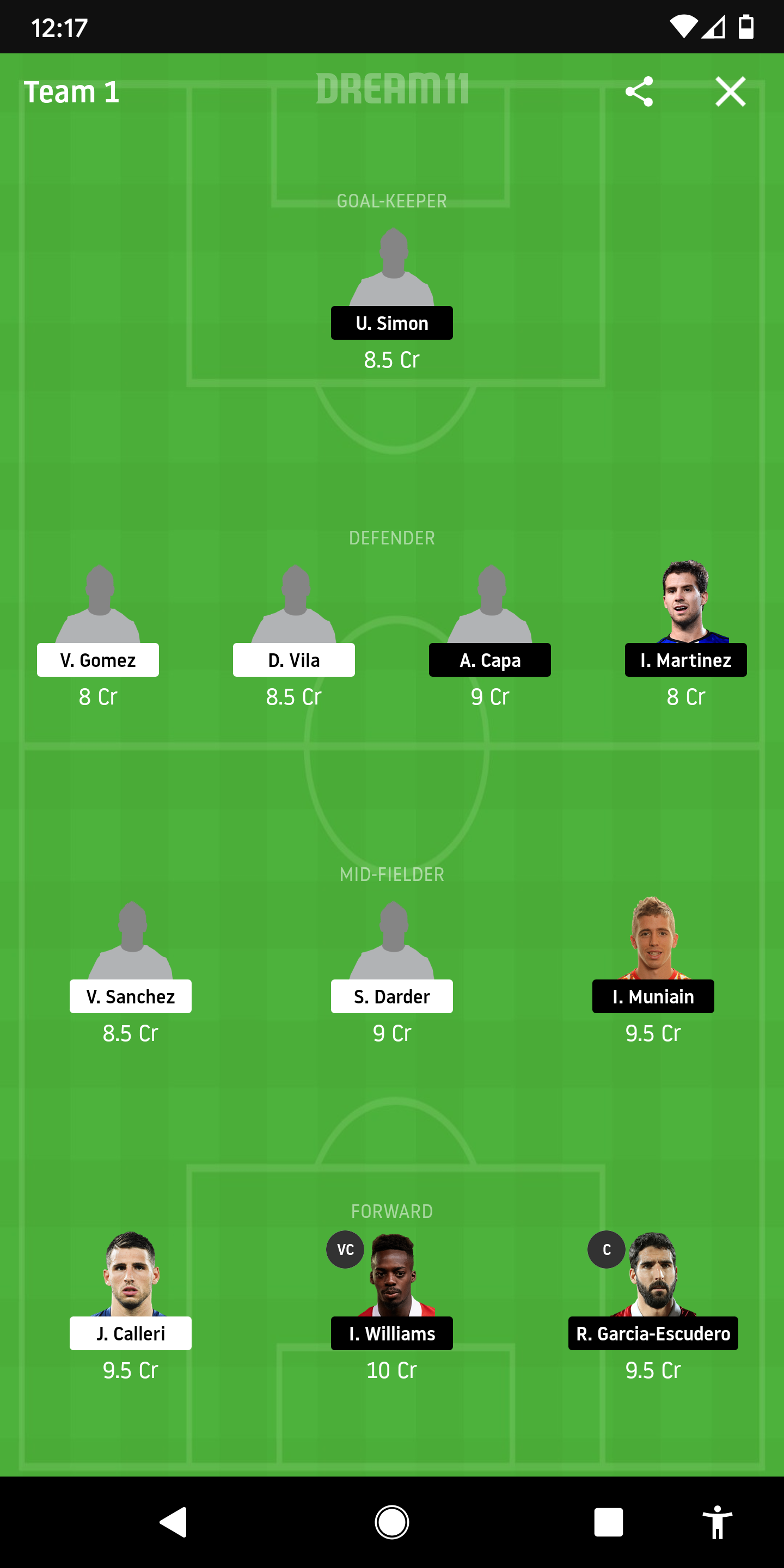 ESL vs ATH Dream11