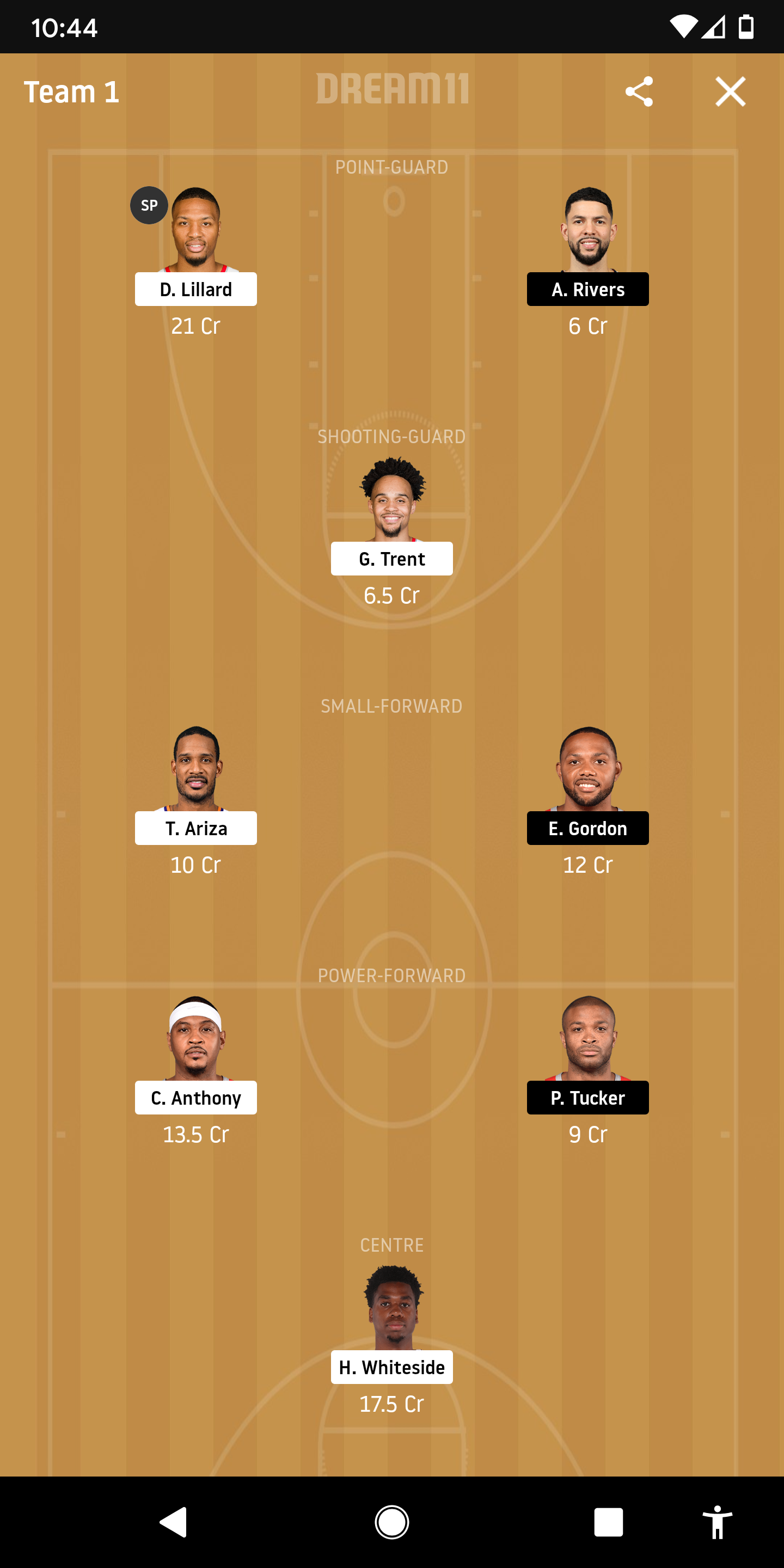POR Vs HOU Dream11