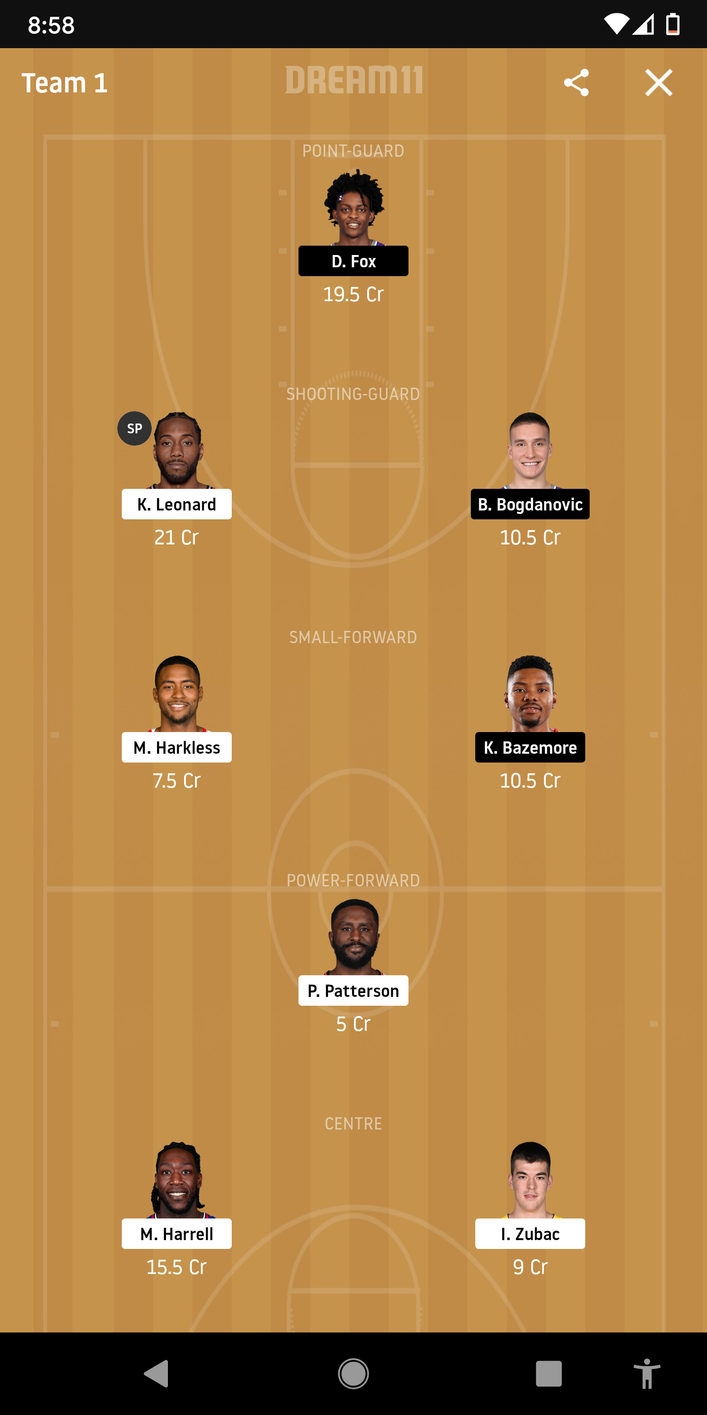 LAC Vs SAC Dream11