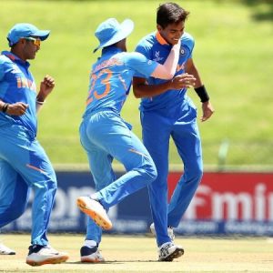 Watch: Kartik Tyagi dismisses Australian batsman after being sledged in U19 World Cup match