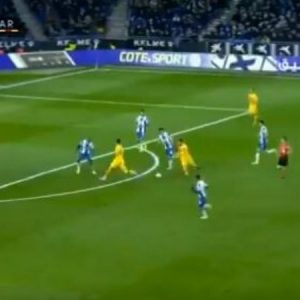 Lionel Messi almost makes a wonder assist for Barcelona against Espanyol