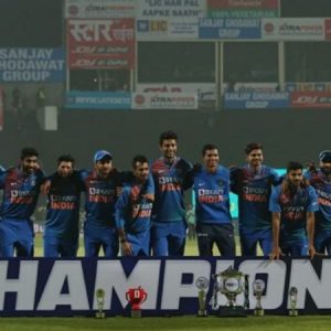 Here's the reason why Sanju Samson was missing from team India's celebration picture