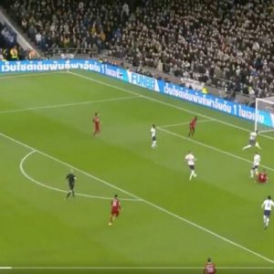 Japhet Tanganga makes double-save against Liverpool on his debut game