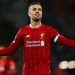 Jordan Henderson appears to say 'it's not good enough, it's s**t' after winning against Tottenham Hotspur