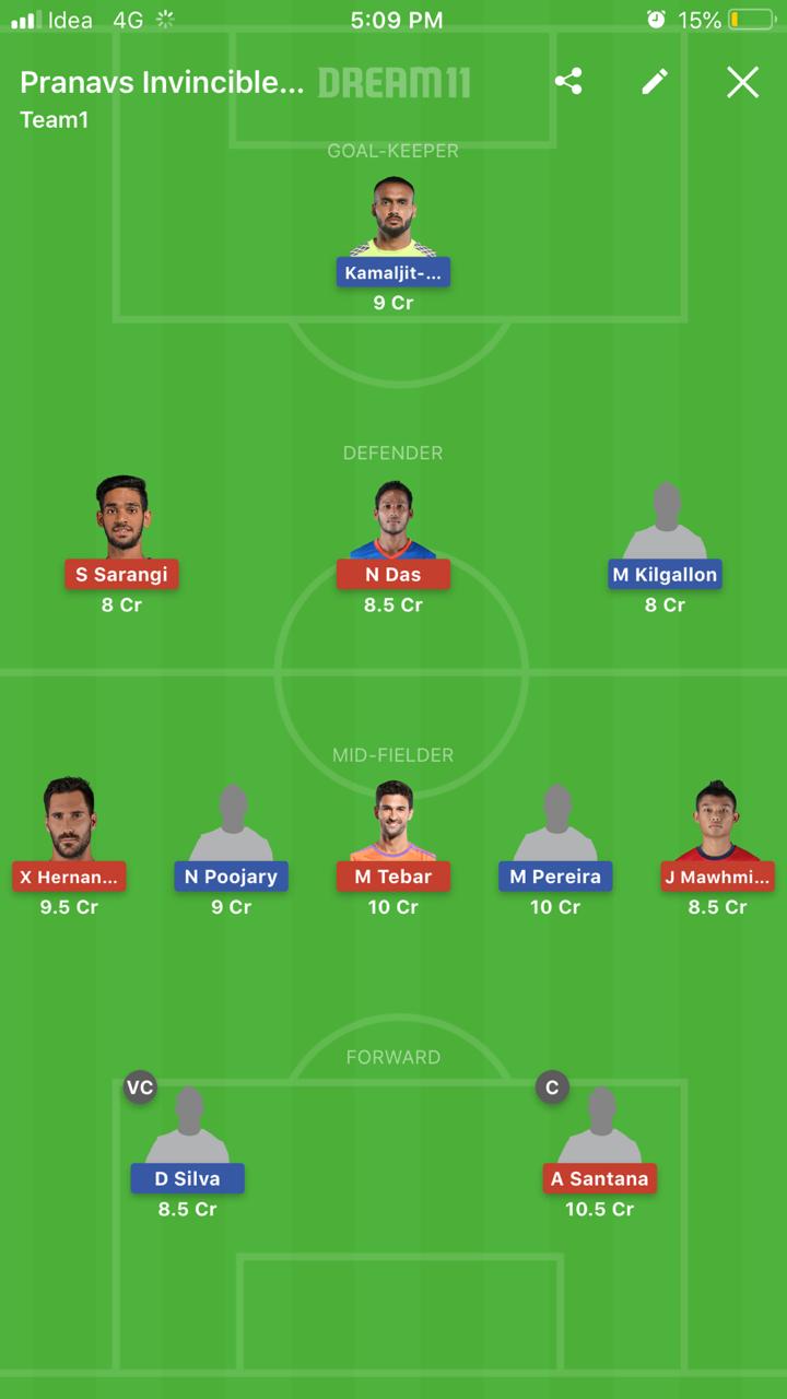 HYD vs ODS Dream11