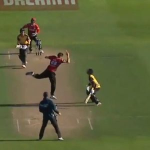 WATCH: Will Williams registers maiden T20 five-wicket haul including hat-trick vs Wellington in Super Smash