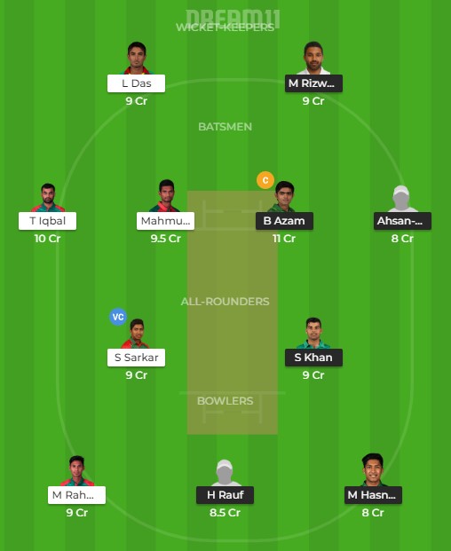 PAk vs BAN Dream11