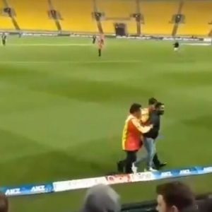 WATCH: Fans breach security to enter ground and meet Virat Kohli in Wellington T20I