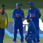 WATCH: Indian players' hilarious gestures before second innings of Hamilton ODI